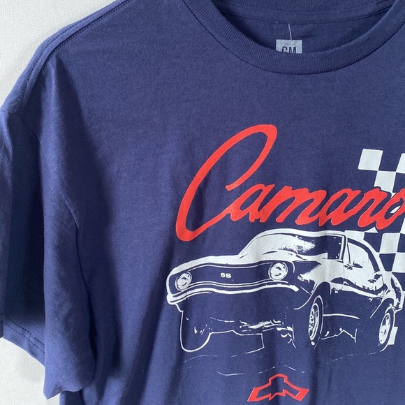 General Motors Camaro Men's blue shortsleeved tee shirt, Size L, NWT - Picture 2 of 6